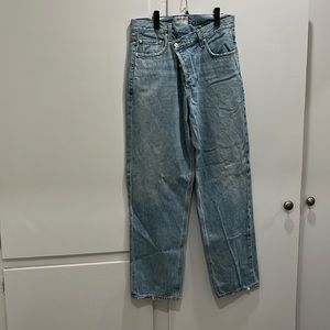 Agolde criss-cross jean